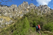 Monte Cancervo ad anello dalla Pianca sui sentieri CAI 102-130-131 il 1 maggio 2019 - FOTOGALLERY